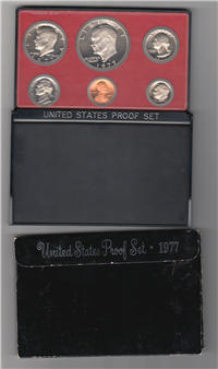 1977 US Mint Proof Set  (6 coins)