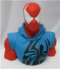 SCARLET SPIDER Spider-Man Limited Edition 5" Marvel Mini-Bust    (Attakus Bombyx, 1997) 