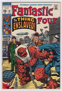 FANTASTIC FOUR  #91     (Marvel,  1969)