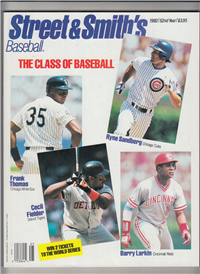 STREET & SMITH'S BASEBALL 52nd Year (Conde Nast Pub., March, 1992) Cubs White Sox Tigers Reds