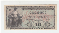 1951 10 cent Military Payment Certificate (Series 481)