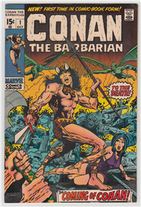 CONAN THE BARBARIAN  #1     (Marvel, 1970)