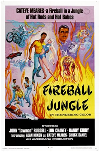 FIREBALL JUNGLE   Original American One Sheet   (Americana, 1968)