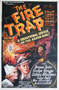 THE FIRETRAP   Original American One Sheet   (Empire, 1936)
