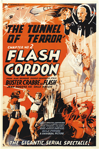 FLASH GORDON   Original American One Sheet Chapter 2 or higher   (Universal, 1936)