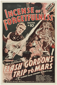 FLASH GORDON'S TRIP TO MARS   Original American One Sheet Chapter 2 or higher   (Universal, 1938)