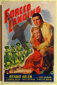 FORCED LANDING   Original American One Sheet   (Paramount, 1941)