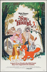 THE FOX AND THE HOUND   Original American One Sheet   (Disney, 1981)