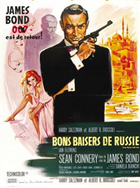 FROM RUSSIA WITH LOVE   Original French One Panel   (United Artists, 1964)