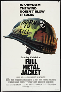 FULL METAL JACKET   Original American One Sheet   (Warner Brothers, 1987)