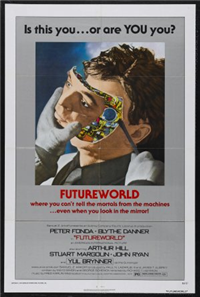 FUTUREWORLD   Original American One Sheet Style B   (AIP, 1976)