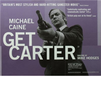 GET CARTER   Original British Quad   (MGM, 1971)