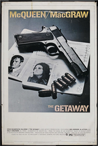THE GETAWAY   Original American One Sheet   (National General, 1972)