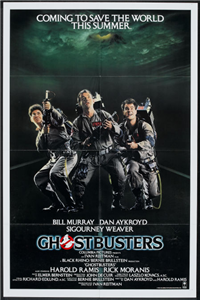 GHOSTBUSTERS   Original  One Sheet Style B   (Columbia, 1984)