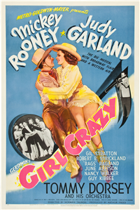 GIRL CRAZY   Original American One Sheet   (MGM, 1943)