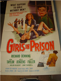GIRLS IN PRISON   Original American One Sheet   (AIP, 1956)