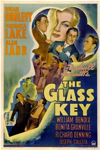 THE GLASS KEY   Original American One Sheet   (Paramount, 1942)
