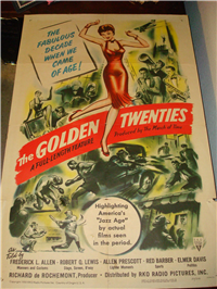 THE GOLDEN TWENTIES   Original American One Sheet   (Time Inc., 1950)