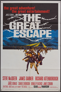THE GREAT ESCAPE   Original American One Sheet   (United Artists, 1963)
