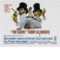 THE GREAT TRAIN ROBBERY   Original American One Sheet Review Style   (United Artists, 1979)