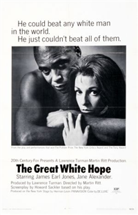 THE GREAT WHITE HOPE   Original American One Sheet   (20th Century Fox, 1970)