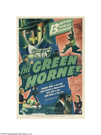 THE GREEN HORNET   Original American One Sheet   (Universal, 1940)