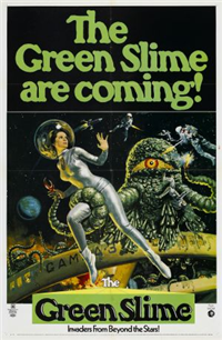 THE GREEN SLIME   Original American One Sheet   (MGM, 1969)