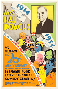 HAIL HAL ROACH!   Original American One Sheet   (MGM, 1934)