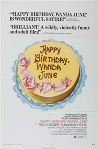 HAPPY BIRTHDAY, WANDA JUNE   Original American One Sheet   (Columbia, 1971)