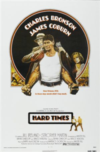 HARD TIMES   Original American One Sheet Style A   (Columbia, 1975)