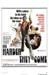 THE HARDER THEY COME   Original American One Sheet   (New World, 1973)