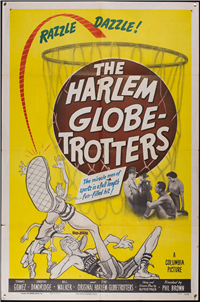 THE HARLEM GLOBETROTTERS   Original American One Sheet   (Columbia, 1951)