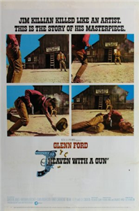 HEAVEN WITH A GUN   Original American One Sheet   (MGM, 1969)