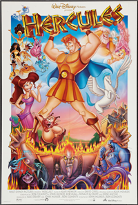 HERCULES   Original American One Sheet   (Disney, 1997)