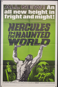 HERCULES IN THE HAUNTED WORLD Original American One Sheet (Woolner Bros., 1964)