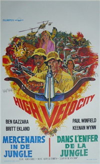 HIGH VELOCITY   Original American One Sheet   (First Asian, 1977)