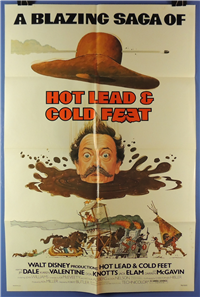 HOT LEAD AND COLD FEET   Original American One Sheet   (Disney/Buena Vista, 1978)