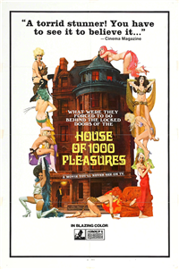 HOUSE OF 1000 PLEASURES   Original American One Sheet   (Group 1, 1976)