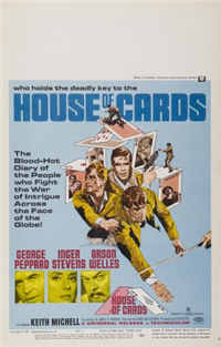 HOUSE OF CARDS   Original American One Sheet   (Universal, 1969)