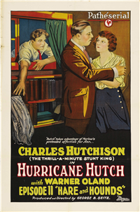 HURRICANE HUTCH   Original American One Sheet   (Pathe, 1921)