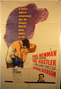 THE HUSTLER   Re-Release American One Sheet   (20th Century Fox, 1964)