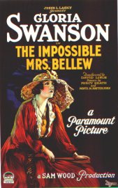 THE IMPOSSIBLE MRS. BELLEW   Original American One Sheet   (Lasky, 1922)