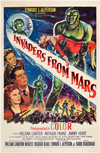 INVADERS FROM MARS   Original American One Sheet   (20th Century Fox, 1953)