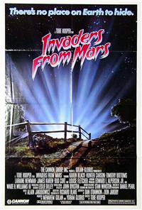 INVADERS FROM MARS   Original American One Sheet   (Cannon, 1986)