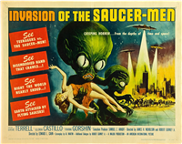 INVASION OF THE SAUCER MEN   Original American Half Sheet   (AIP, 1957)