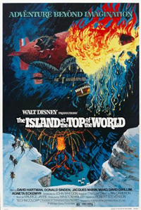 THE ISLAND AT THE TOP OF THE WORLD   Original American One Sheet   (Disney, 1974)
