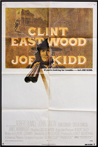 JOE KIDD   Original American One Sheet   (Universal, 1972)