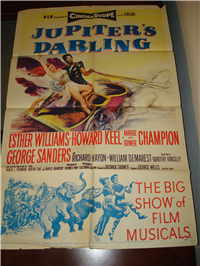 JUPITER'S DARLING   Original American One Sheet   (MGM, 1955)