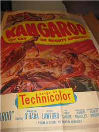 KANGAROO   Original American One Sheet   (20th Century Fox, 1952)