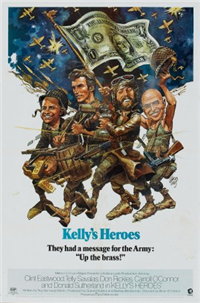 KELLY'S HEROES   Original American One Sheet Advance Style   (MGM, 1970)